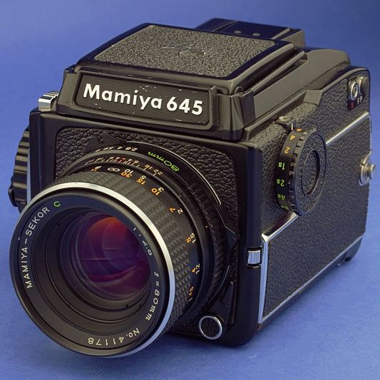 Mamiya M645 1000S Medium Format Camera Kit Beautiful Condition