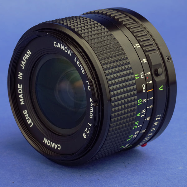Canon FD 24mm 2.8 Lens Mint Condition