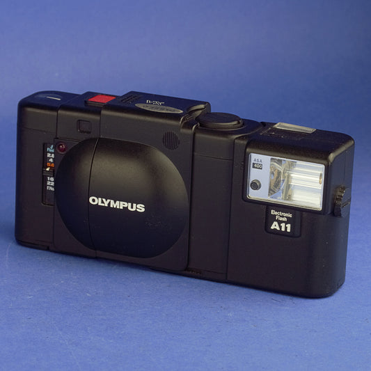 Olympus XA Film Camera with A11 Flash Beautiful Condition