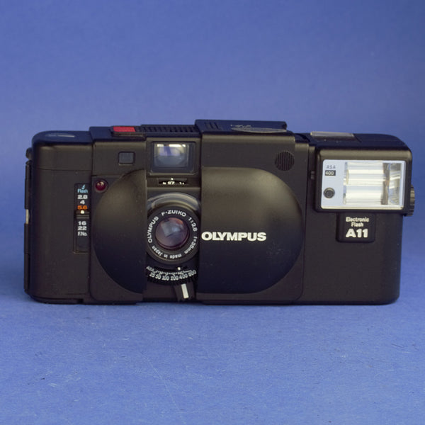 Olympus XA Film Camera with A11 Flash Beautiful Condition