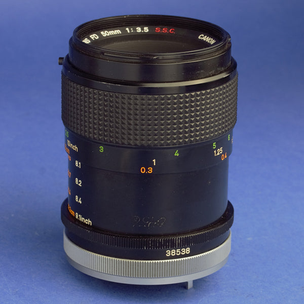 Canon FD 50mm 3.5 Lens