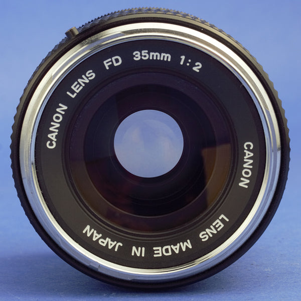 Canon FD 35mm F2 Concave "O" Lens Beautiful Condition
