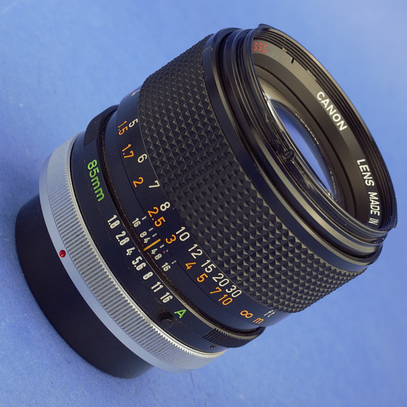 Canon FD 85mm 1.8 S.S.C. Lens
