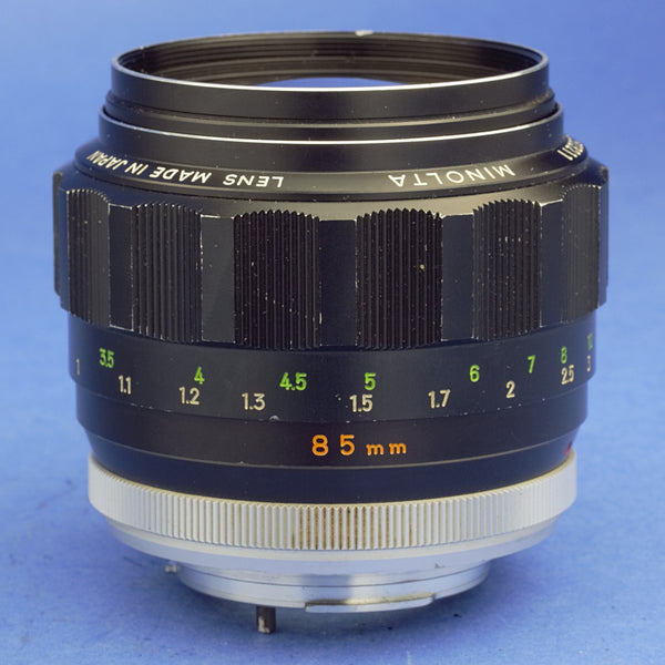 Minolta MC 85mm 1.7 Lens