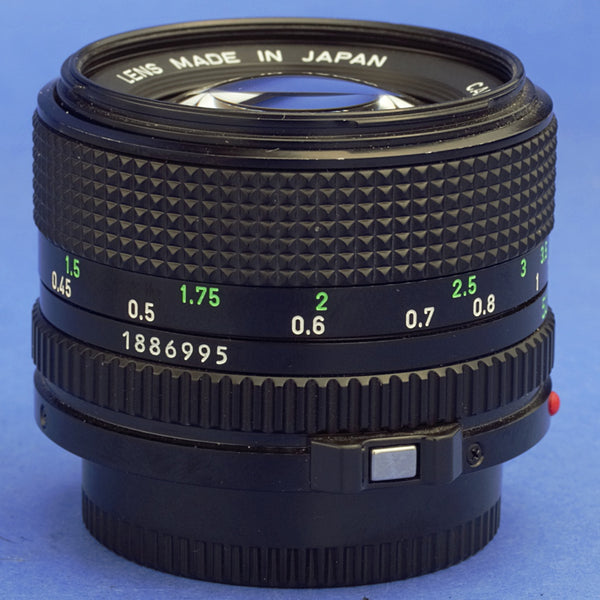 Canon FD 50mm 1.4 Lens Near Mint Condition