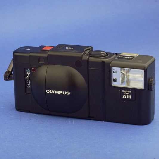 Olympus XA Film Camera with A11 Flash