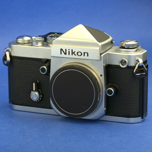 Nikon F2 Film Camera Body Late Serial with DE-1 Eye-Level Finder Beautiful