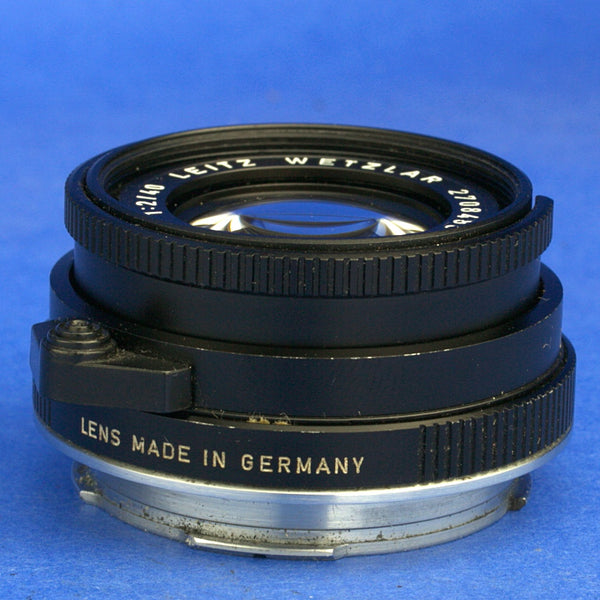 Leica Summicron-C 40mm F2 Lens Beautiful Condition