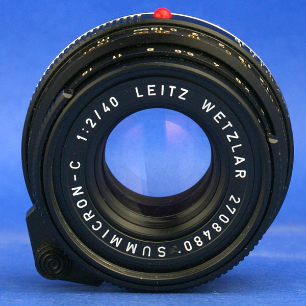 Leica Summicron-C 40mm F2 Lens Beautiful Condition