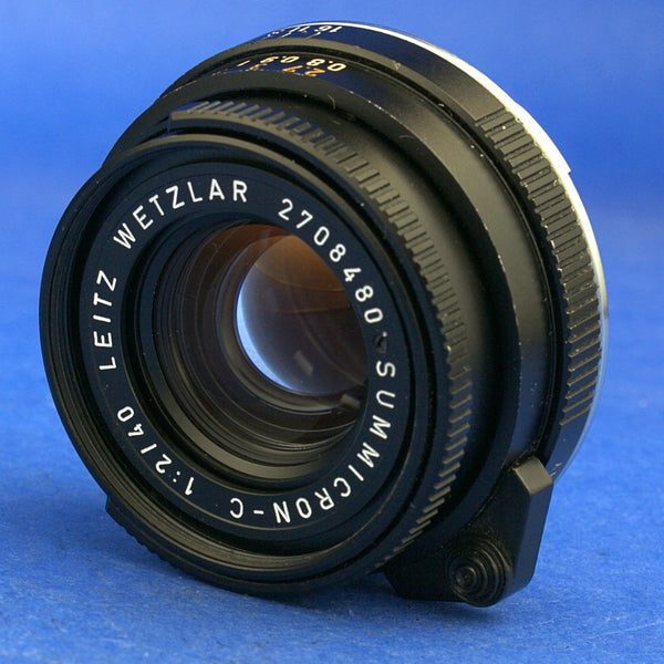 Leica Summicron-C 40mm F2 Lens Beautiful Condition