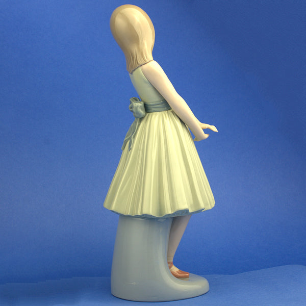 Lladro Ballet Girl Porcelain Figurine Handmade In Spain 5092 Mint Condition