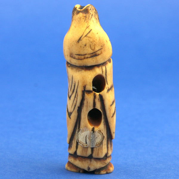 Netsuke Fine Quality Japanese Edo Period Carving of a Kitsune