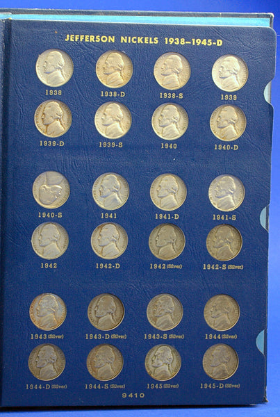 Jefferson Nickels 1938-1964 See Photos for Condition
