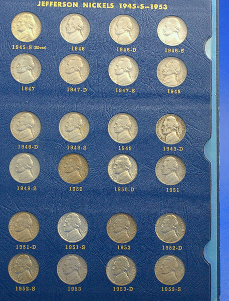 Jefferson Nickels 1938-1964 See Photos for Condition