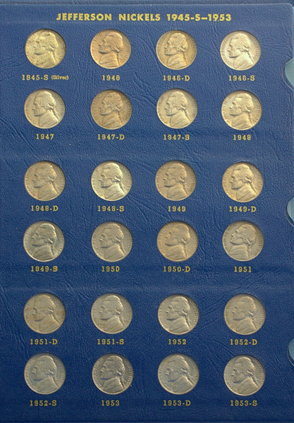 Jefferson Nickels 1938-1964 See Photos for Condition