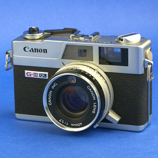 Canon Canonet QL17 G-III Film Camera Not Working