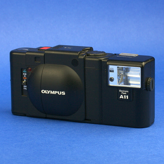 Olympus XA Film Camera with A11 Flash Beautiful Condition