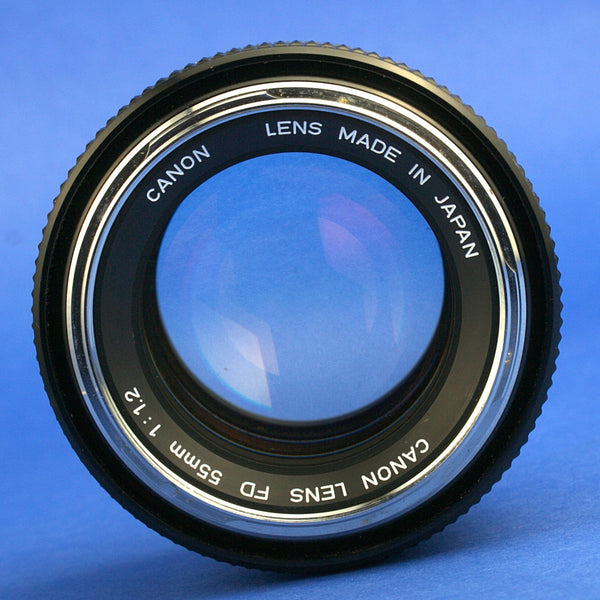 Canon FD 55mm 1.2 Chrome Nose Lens Beautiful Condition