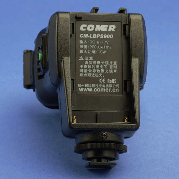 Comer CM-LBPS900 LED Light with Battery and Charger
