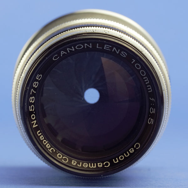 Canon 100mm 3.5 Lens Leica Screw Mount
