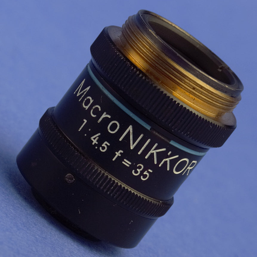 Nikon Macro Nikkor 35mm 4.5 Lens