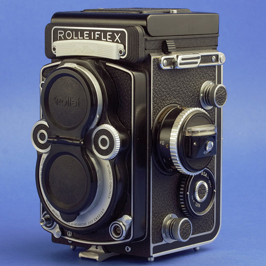 Rolleiflex 3.5F 12/24 White Face Medium Format Camera Beautiful Condition