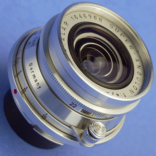 Early Leica Super-Angulon 21mm F4 M Mount Lens Beautiful Condition