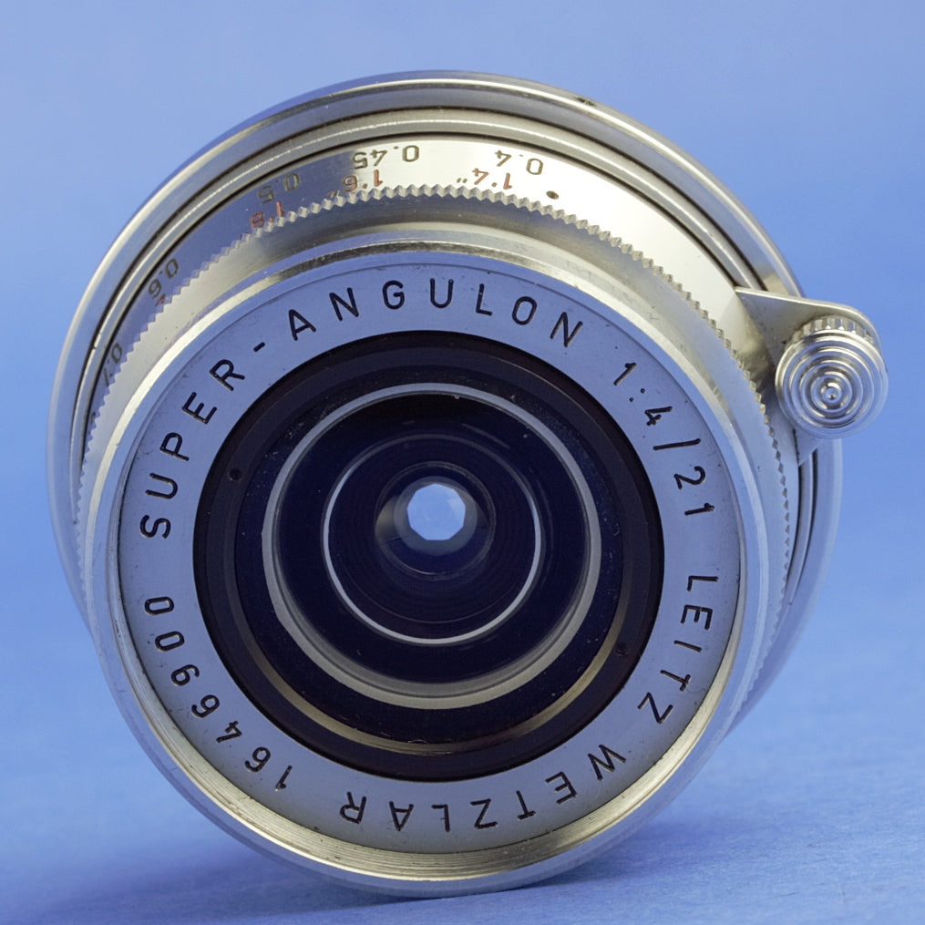 Early Leica Super-Angulon 21mm F4 M Mount Lens Beautiful Condition