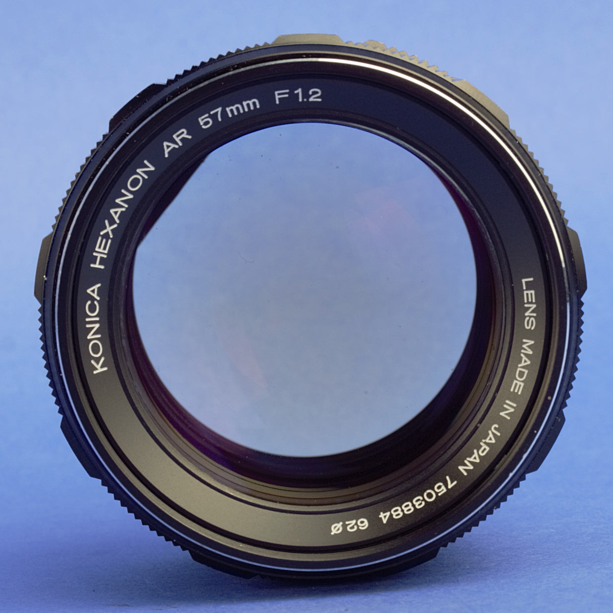 Konica Hexanon 57mm 1.2 EE Thoriated Lens