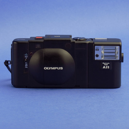 Olympus XA Film Camera with A11 Flash Beautiful Condition