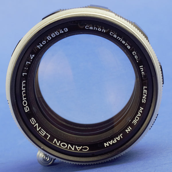 Canon 50mm 1.4 Rangefinder LTM Lens
