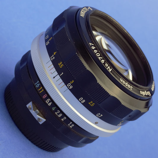 Nikon Nikkor-S 55mm 1.2 Non-Ai Lens Early Version