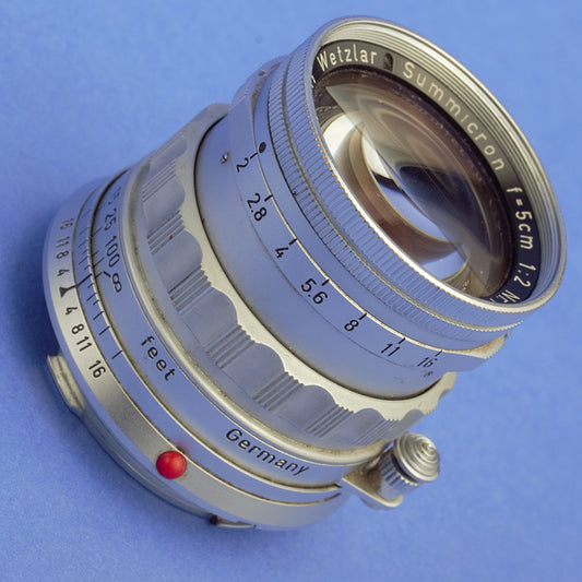 Leica Summicron 50mm F2 Rigid M Mount Lens