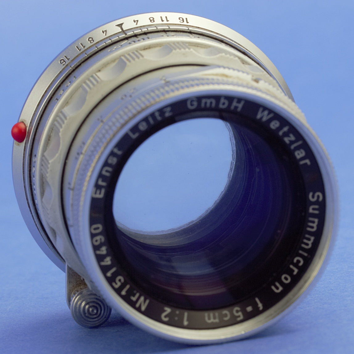 Leica Summicron 50mm F2 Rigid M Mount Lens