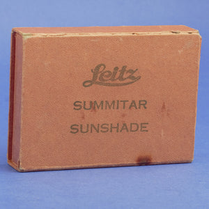 Leitz SOOFM Sunshade for Summitar And Summicron Lenses