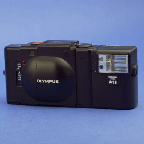 Olympus XA Film Camera with A11 Flash Near Mint Condition