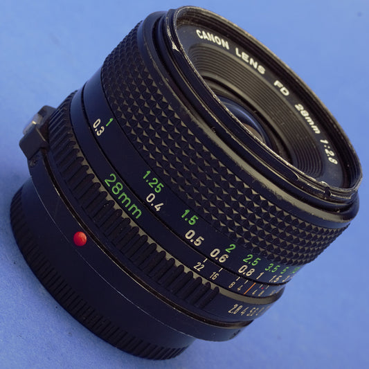 Canon FD 28mm 2.8 Lens