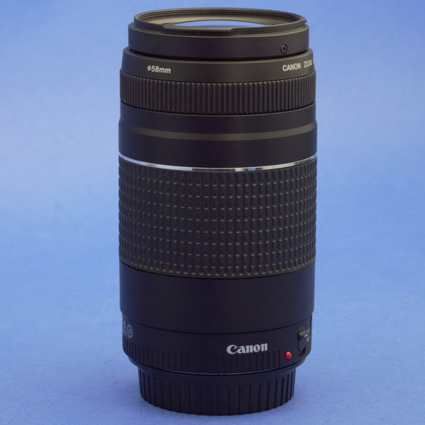 Canon EF 75-300mm 4-5.6 III Lens Mint Condition