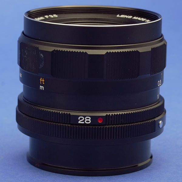 Konica Hexanon 28mm 3.5 Lens