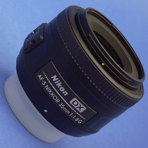 Nikon AF-S Nikkor 35mm 1.8 Lens US Model Mint Condition