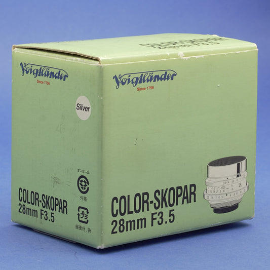 Voigtlander Color-Skopar 28mm 3.5 LTM Lens Beautiful Condition