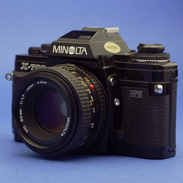 Minolta X700 Film Camera with 50mm 1.7 Lens