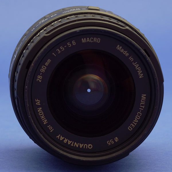 Nikon AF Mount Quantaray 28-90mm 3.5-5.6 Macro Lens