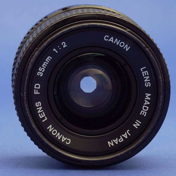 Canon FD 35mm F2 Lens Not Working