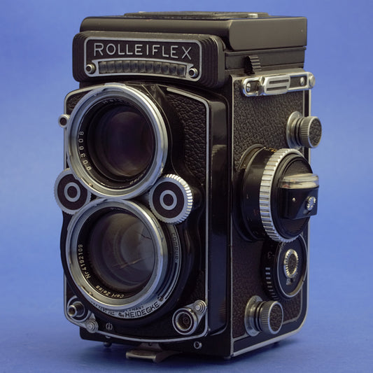 Rolleiflex 2.8F Medium Format Camera 12/24 Planar Lens Coupled Meter