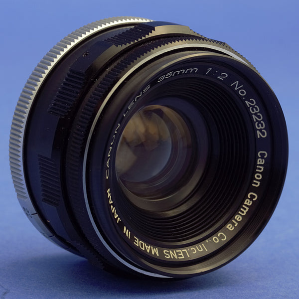 Canon 35mm F2 LTM Rangefinder Lens Mint Condition