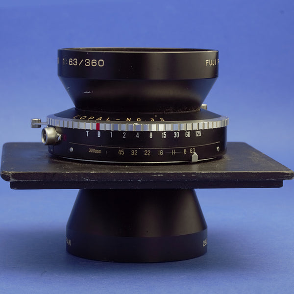 Fujinon-W 360mm 6.3 8x10 Lens Copal Shutter 6x6 Lens Board