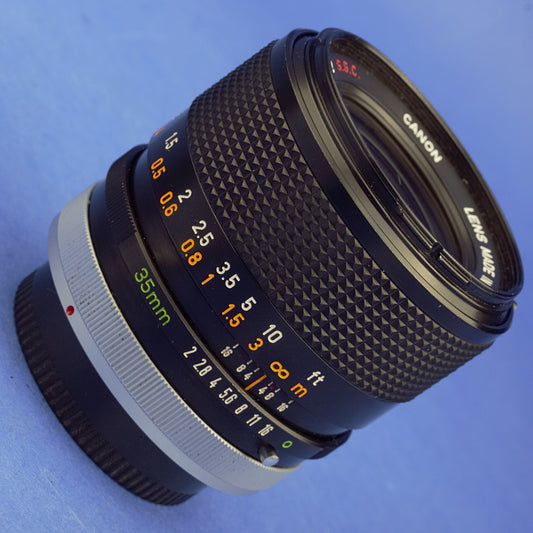 Canon FD 35mm F2 S.S.C. Concave "O" Lens