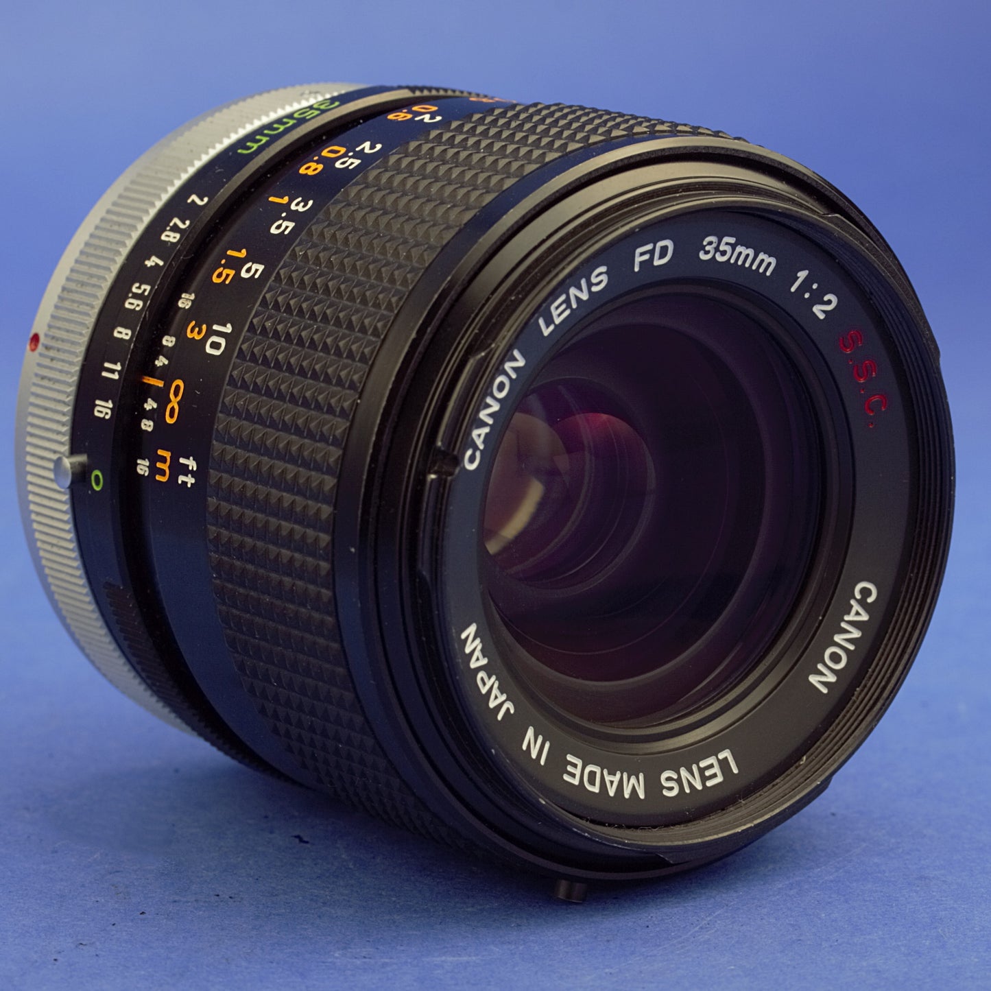 Canon FD 35mm F2 S.S.C. Concave "O" Lens