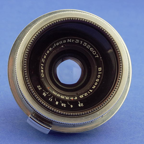 Zeiss Biogon 3.5cm 2.8 T Jena Lens for Contax RF and Nikon S Rangefinder Cameras